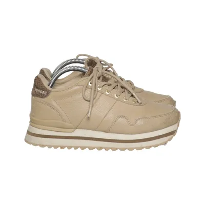 Sneakers (Beige) van Woden Leer
