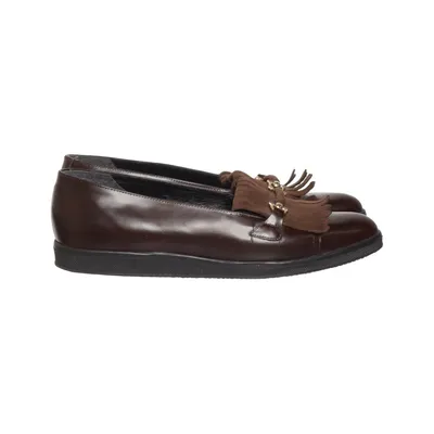 Loafers (Brown) from Valentina Leather