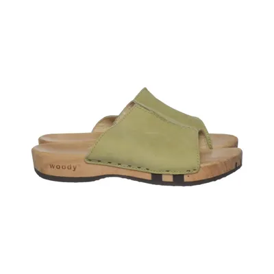 Clogs (Green, Brown) from WOODY