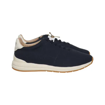 Baskets (Bleu, Blanc) de Rice Cuir