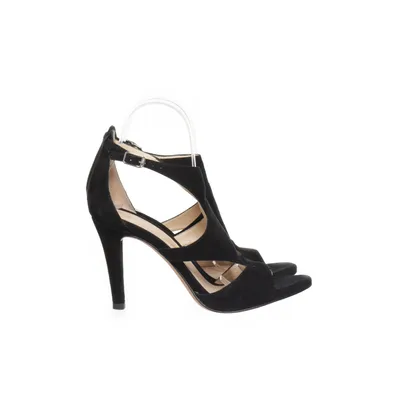 High heel sandals (Black) from Unisa Leather