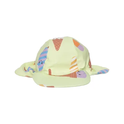 Chapeau anti-UV (Jaune, Multicolore) de Lindex Baby Élasthane, Polyester