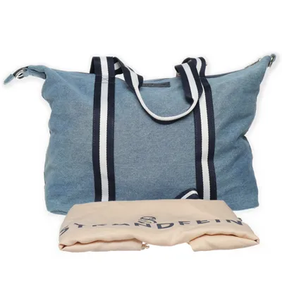 Shoulder-bag (Blue, Multicolored) from Strandfein Cotton, Polyester