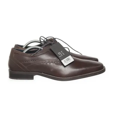 Derby schoenen (Bruin) van Premium Collection by Livergy Leer