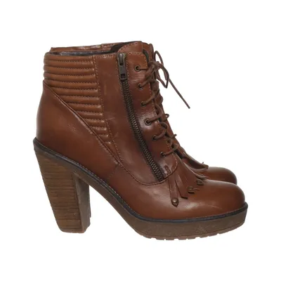 Bottes à talons (Marron) de Zign Cuir