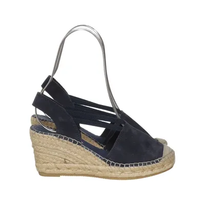 Chaussure compensées (Bleu) de Vidorreta Cuir