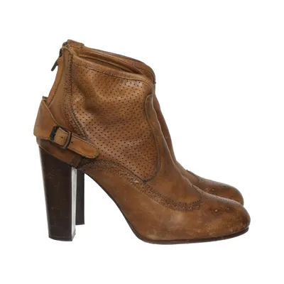 Laarzen met hak (Bruin) van Belstaff Leer