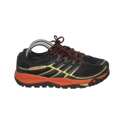 Hiking shoes (Black, Red, Yellow) from Merrell Leather