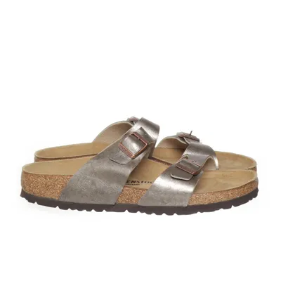 Sandaler (Sølv) fra Birkenstock Læder
