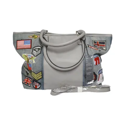 Handbag (Blue, Gray, Multicolored) from Lookat
