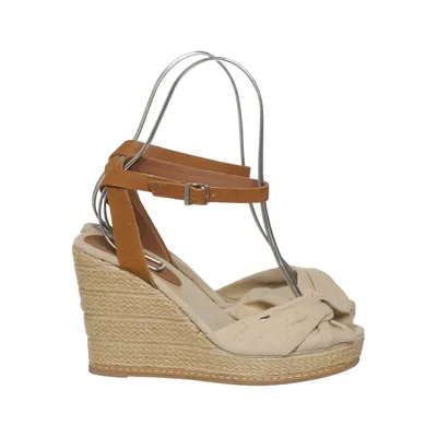 Chaussure compensées (Beige, Marron) de Tommy Hilfiger Cuir