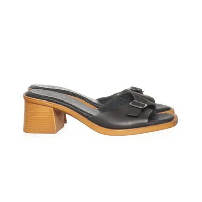 Mules (Svart) från Kork-Ease