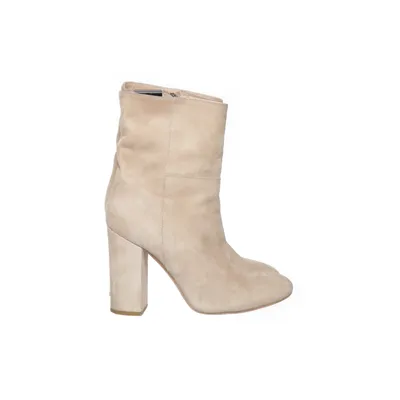 Laarzen met hak (Beige) van Iris & Ink Leer