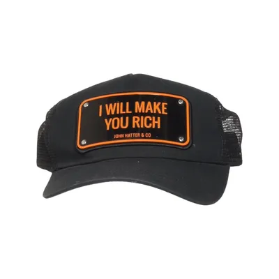 Trucker cap (I Will Make You Rich) fra John Hatter & Co Bomuld, Polyester