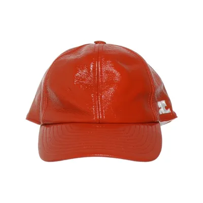 Baseball-Mütze (Rot) von Courrèges Baumwolle, Elasthan, Polyester