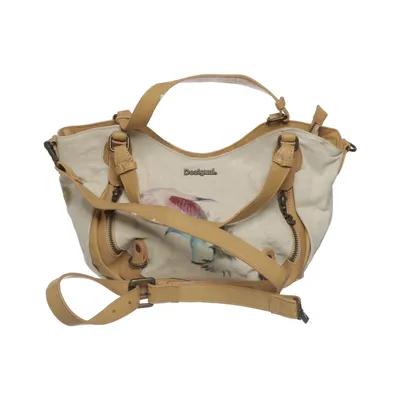 Skuldertaske (Beige, Flerfarvet) fra Desigual Bomuld, Polyurethan
