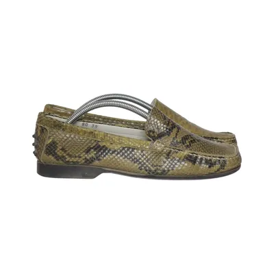 Loafers (Green, Multicolored) from Caiman Leather