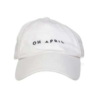 Baseball-Mütze (Weiß) von Oh April