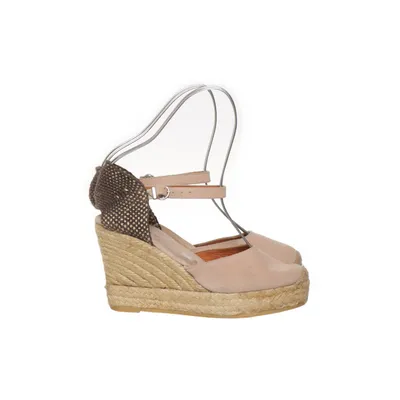 Wedges (Beige) from Mer Du Sud Suede