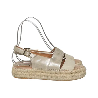 Espadrilles (Or, Beige) de Pikolinos Cuir