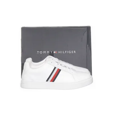 Sneakers (Wit) van Tommy Hilfiger Leer