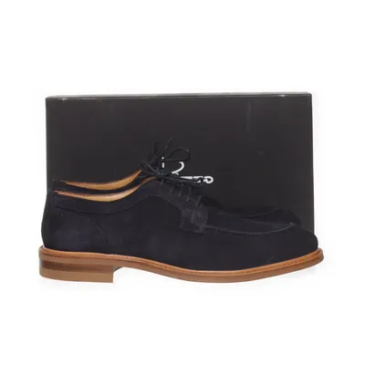 Derby shoes (Blue) from Rizzo Leather