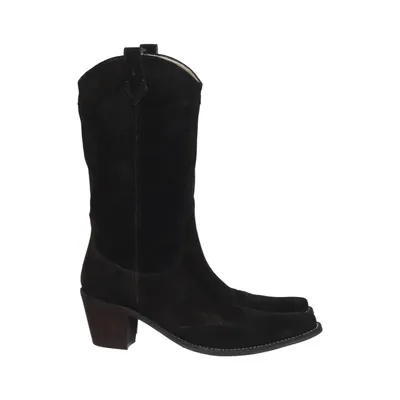 Cowboyboots (Schwarz) von Merete Fonnesberg Leder