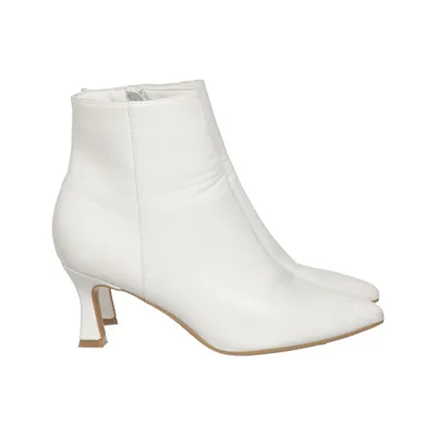 Laarzen met hak (Wit) van Ideal Shoes