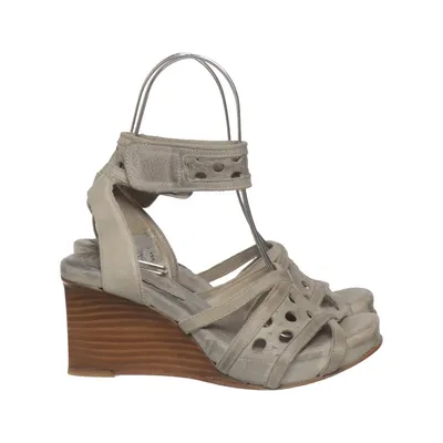 Wedges (Gray) from Neosens Leather