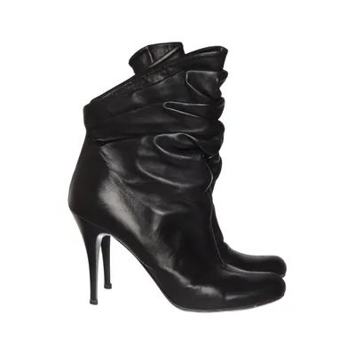 Heeled boots (Black) from Gianmarco Lorenzi Leather