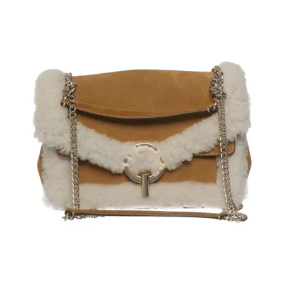 Shoulder-bag (Brown, White) from Sandro