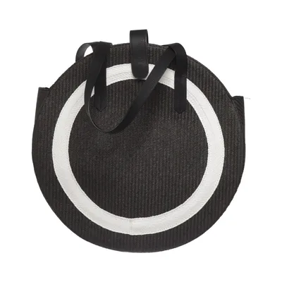 Handbag (Black, White)