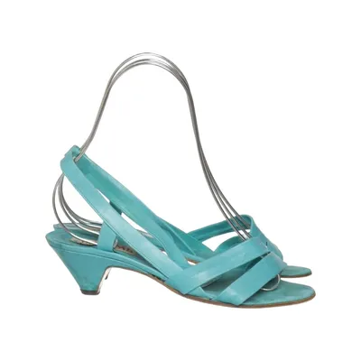 Sandales à talons hauts (Turquoise) de Chantal Cuir