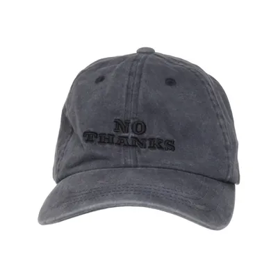 Casquette de baseball (No Thanks) de Stuhf Polyester, Coton recyclé