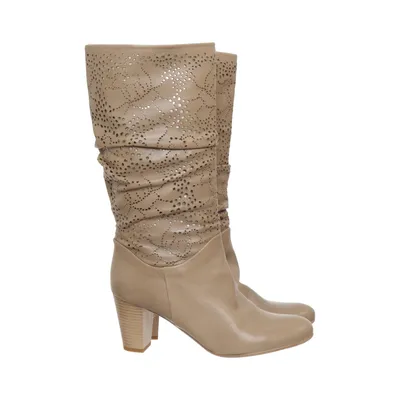 Boots (Beige) from Cadoro Leather
