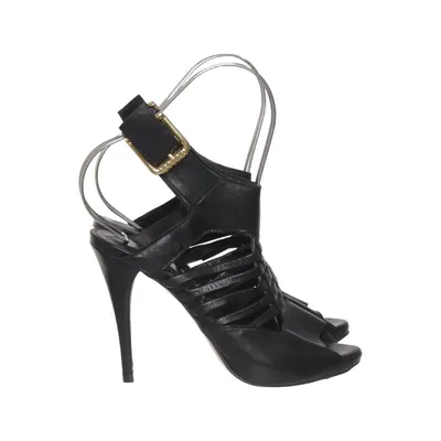 High heel sandals (Black) from Bianco Leather