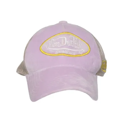 Trucker pet (Lila) van Von Dutch Elastaan, Polyester