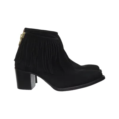 Laarzen met hak (Zwart) van Primeboots Leer