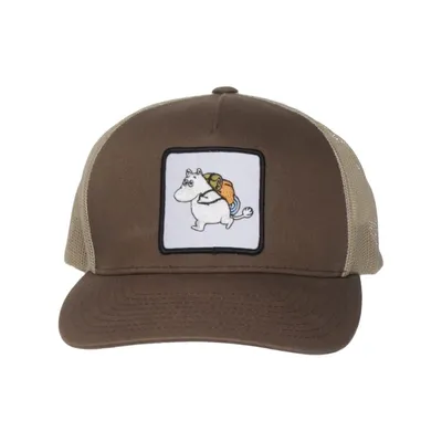 Trucker cap (Brown, Beige) from Hatstore Cotton, Polyester