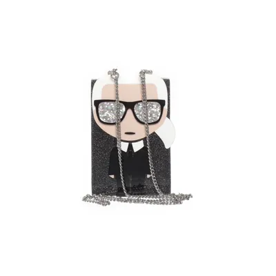 Axelremsväska (Svart, Vit, Flerfärgad) från Karl Lagerfeld