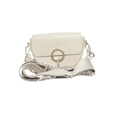 Axelremsväska (Beige, Flerfärgad) Skinn