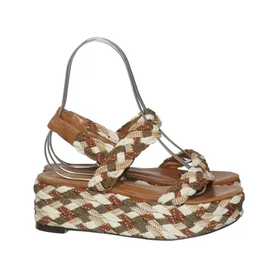 Sandals (Brown, Multicolored) from Vicenza Leather