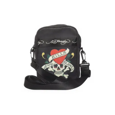 Axelremsväska (Svart, Flerfärgad) från Ed Hardy Nylon
