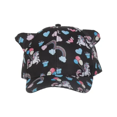 Honkbalpet (Zwart, Meerkleurig) van MyWear Polyester