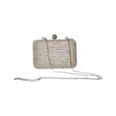 Clutchtaske (Beige, Sølv) fra Bijou Brigitte