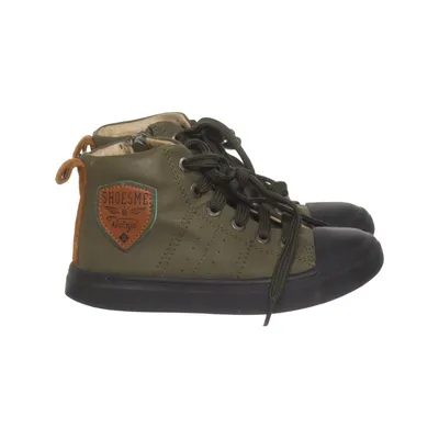 Bottes à lacets (Vert, Noir) de Shoesme Cuir