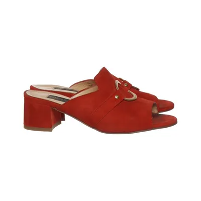 Mules (Rouge) de Novita Cuir