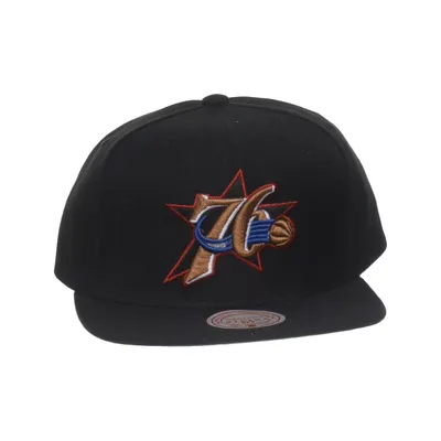 Baseball cap (Black) from Mitchell & Ness Acrylic, Wool