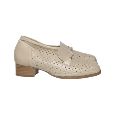 Loafers (Beige) van Semler Leer