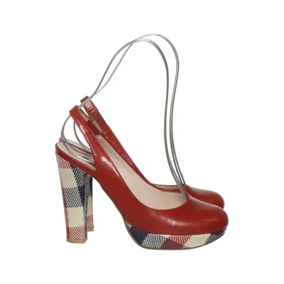High heels (Red, Multicolored) from Studio Pollini Leather